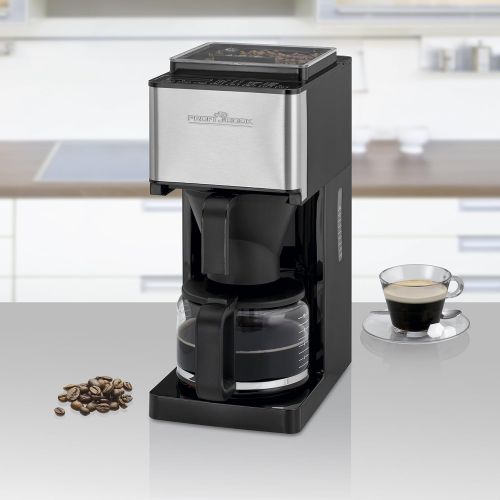  Profi Cook ProfiCook PC-KA 1138, 2in1 Kaffeeautomat mit Mahlwerk fuer ca. 8-10 Tassen (1,25 Liter)
