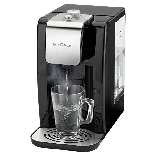  Profi Cook ProfiCook PC-HWS 1168 Highspeed-Wasserspender, 100°C in ca. 3 Sekunden, variable Temperatureinstellung von 45°C bis 100°C, bis zu 2,2 Liter Fassungsvermoegen, Edelstahleinlage