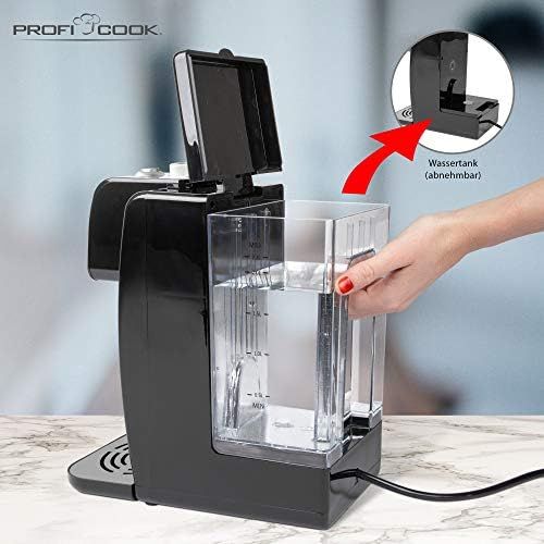  Profi Cook ProfiCook PC-HWS 1168 Highspeed-Wasserspender, 100°C in ca. 3 Sekunden, variable Temperatureinstellung von 45°C bis 100°C, bis zu 2,2 Liter Fassungsvermoegen, Edelstahleinlage