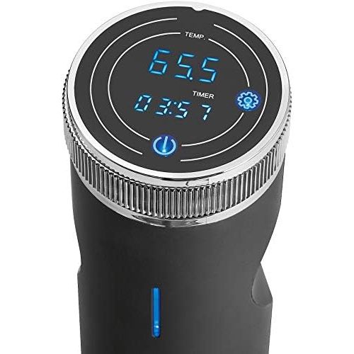  Profi Cook PC-SV 1126 Sous Vide Stick, Edelstahl, LED-Multifunktionsdisplay, Timer-Funktion, 800 W