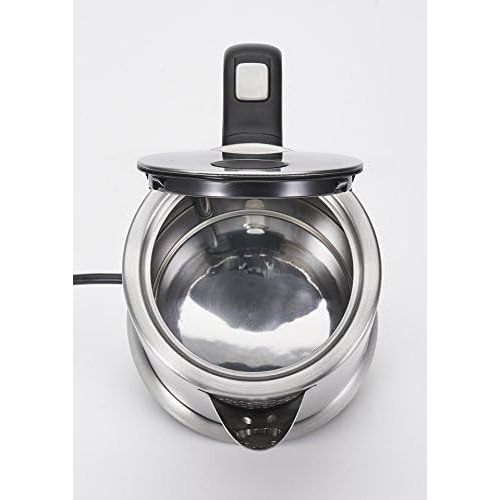  [아마존베스트]ProfiCook PC-WKS 1106 Stainless Steel Kettle 1 Litre Maximum 1850-2200 Watt Water Level Indicator Inox