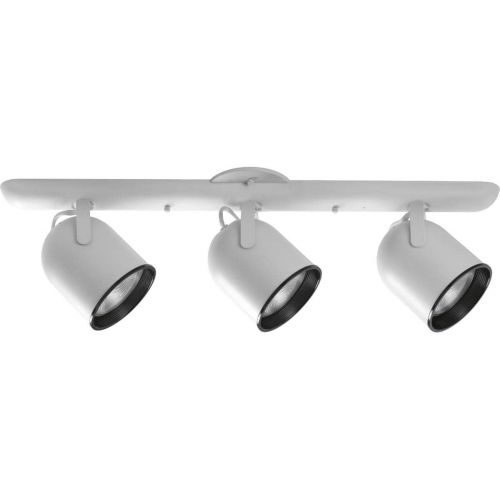  Progress Lighting HomeStyle HS31008-30 Three Light Wall or Ceiling Mount Round Back Directional in White