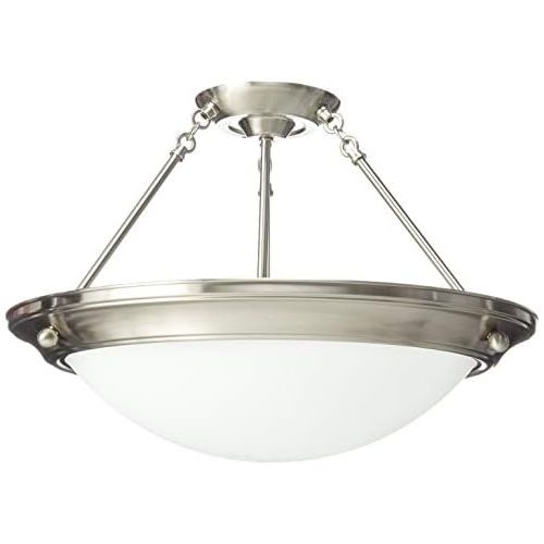  Progress Lighting P3569-09 Med Semi-Flush, 3-100-watt