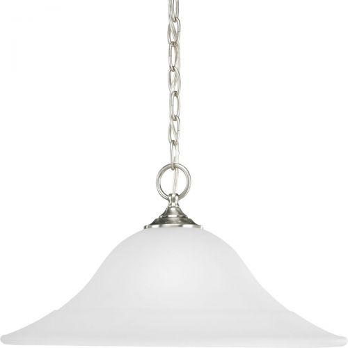  Progress Lighting P5095-09 1-Light Pendant, Brushed Nickel