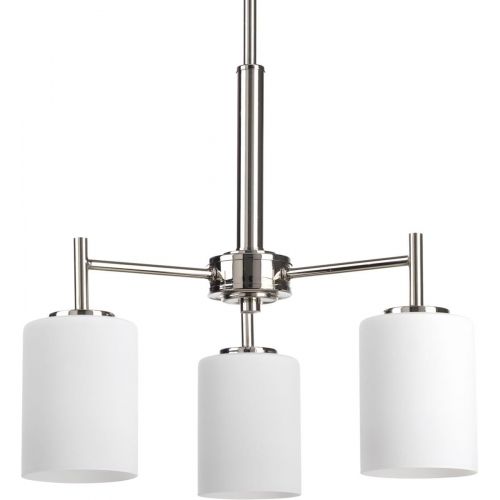  Progress Lighting P4318-09 Replay Brushed Nickel Three-Light Chandelier