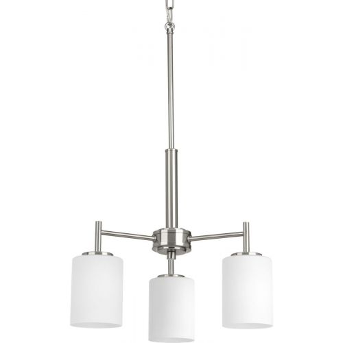  Progress Lighting P4318-09 Replay Brushed Nickel Three-Light Chandelier