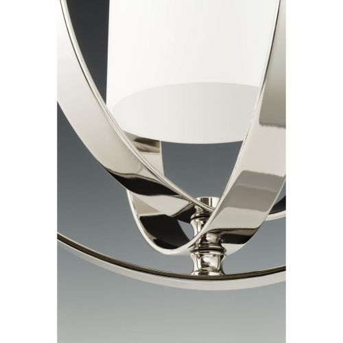  Progress Lighting P7077-104 Equinox 1-Lt. Small Foyer Lanthern with Etched Opal glass shade