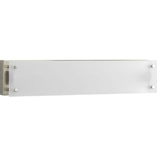  Progress Lighting P7211-09EB 24-Inch Flat Glass Bath Fixture Linear Fluorescent, Brushed Platinum