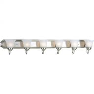 Progress Lighting P3056-09 6-Light Bath Bracket, Brushed Nickel