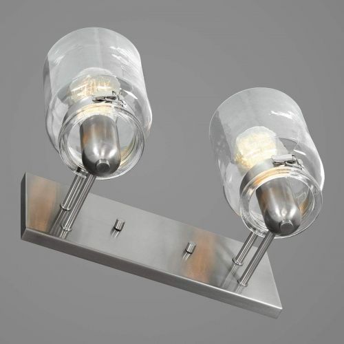  Progress Lighting P300046-009 Calhoun Brushed Nickel Two-Light Bath & Vanity