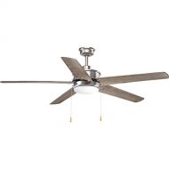 Progress Lighting P2574-8130K Whirl 60 Ceiling Fan, Antique Nickel