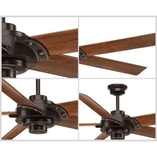  Progress Lighting P2546-20 Ellwood Ceiling Fans, 5 Blade, Bronze