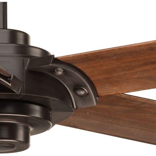  Progress Lighting P2546-20 Ellwood Ceiling Fans, 5 Blade, Bronze