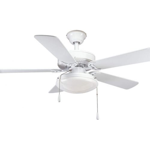  Progress Lighting P2500-30 AirPro Ceiling Fans, 42-Inch Diameter x 12-Inch Height, White