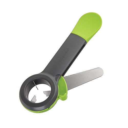  Progressive International Prepworks by Progressive Flip Blade Avocado Tool, All-in-One, Pitter, Serrated Blade Edge, Protective Cover Doubles as a Scoop, Dishwasher Safe: Kitchen & Dining