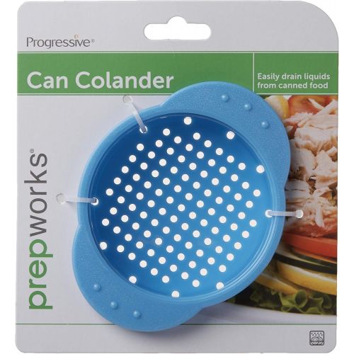  Progressive International Prepworks by Progressive Can Colander, GT-3973 Can Strainer, Vegetable and Fruit Can Strainer, No-Mess Tuna Can Strainer, Best for Canned Tuna: Kitchen & Dining