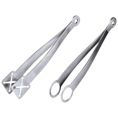  Progressive International Prepworks by Progressive Appetizer Tongs, Stainless Steel - Set of 2: Food Tongs: Kitchen & Dining