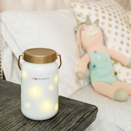  Night Lights for Kids, Baby White Noise Machine and Sound Soother - Project Nursery Dreamweaver Smart Night Light & Sleep Soother w/Bluetooth Firefly Jar