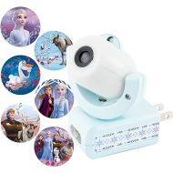 Projectables Disney Frozen 2 LED Kids Night Light, Projector, Plug-in, Dusk-to-Dawn, UL-Listed, Elsa, Anna, Olaf Ideal for Hallway, Bedroom, Nursery, Playroom, Gaming Room, 45028