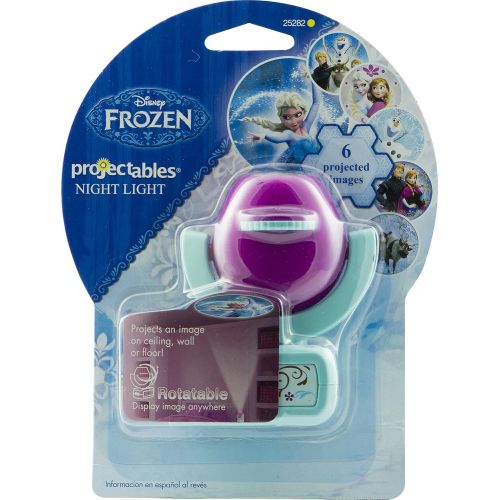  Disney Projectables Frozen LED Plug-in Night Light, Six-Image, 25282, Six Different Images Project onto Wall or Ceiling