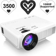 [아마존 핫딜] [Latest Upgrade] 3500Lumens Mini Projector, Full HD 1080P 170 Display Supported, PS4,TV Stick, Smartphone, USB, SD Card Supported, Great for Home Theater Movies