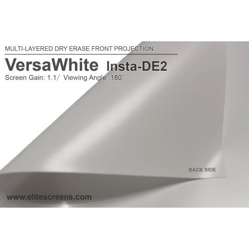  Elite Screens Insta-DE2 Series, 245-inch 4.2:20, Dry Erase Whiteboard Projection Projector Screen Film, IWB4.2X20W2