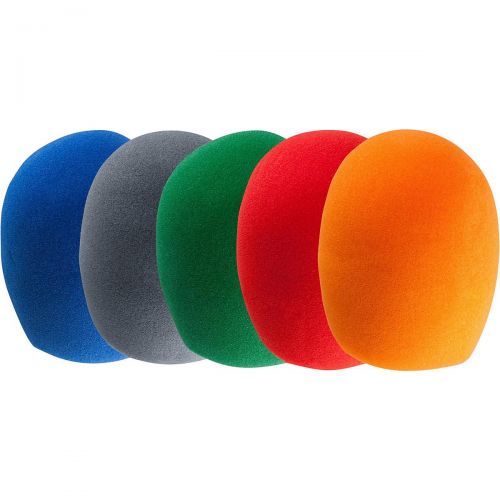  Proline},description:Package of five Microphone Windscreen in assorted colors. Reduces wind noise on outdoor performances. Fits common microphones.