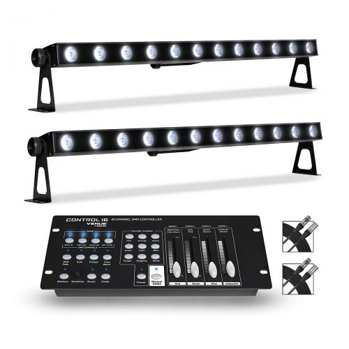  Proline},description:This complete VENUE lighting package includes everything you need for precise DMX accent and uplighting and stage lighting applications. Whether you’re a mobil