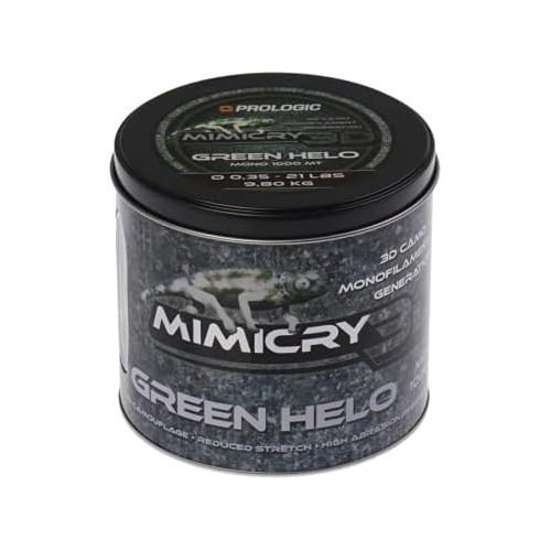  [아마존베스트]Prologic Mimicry Green Helo 1000 m - Carp Line for Carp Fishing - Monofilament Line