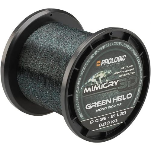  [아마존베스트]Prologic Mimicry Green Helo 1000 m - Carp Line for Carp Fishing - Monofilament Line