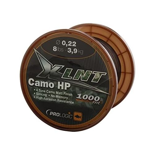  [아마존베스트]Prologic XLNT HP CamoCarp line for Carp Fishing Spool Line for Fishing Carp, Monofilament Cord, Mono Line 1000m