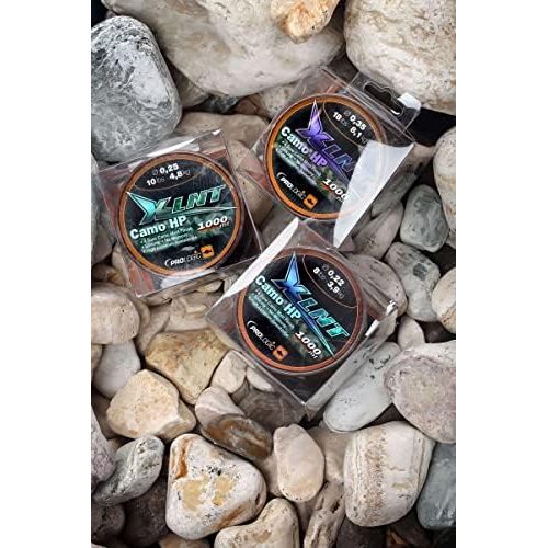  [아마존베스트]Prologic XLNT HP CamoCarp line for Carp Fishing Spool Line for Fishing Carp, Monofilament Cord, Mono Line 1000m