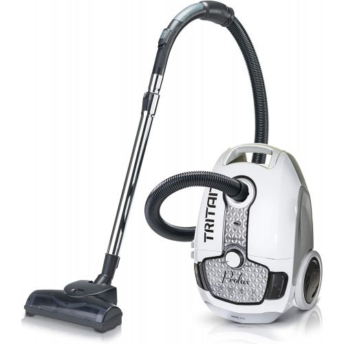  Prolux Tritan Bagged Canister Vacuum Cleaner with HEPA Filtration and Complete Home Care Tool Kit