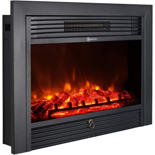  Proman Products TopLife Electric Wall Recessed or Place in Existing Fireplace, Black