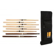 Promark Select Balance Rebound Hickory Drumsticks and Stick Bag - 0.565
