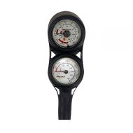 Promate Mini Pressure & Depth Gauge with Compass Gauge Console, Dual Dial - MG040-Compass on Back