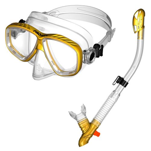  Promate Snorkeling Purge Mask and dry Snorkel Combo Set (SCS0096)
