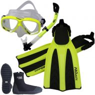 Promate PROMATE Scuba Dive Fins Boots Dry Snorkel Mask Gear Set/ SCS0062