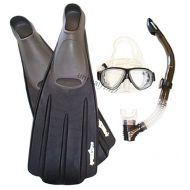 Promate Snorkel Mask Snorkel Fins Set Package Snorkeling