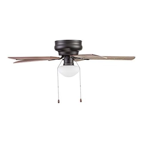  [아마존베스트]Prominence Home 51584 Alvina Ceiling Fan, 44, Farmhouse Bronze