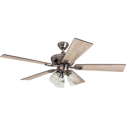  [아마존베스트]Prominence Home 50388 Glenmont Rustic Ceiling Fan, 52, Antique Pewter