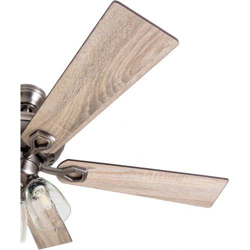  [아마존베스트]Prominence Home 50388 Glenmont Rustic Ceiling Fan, 52, Antique Pewter