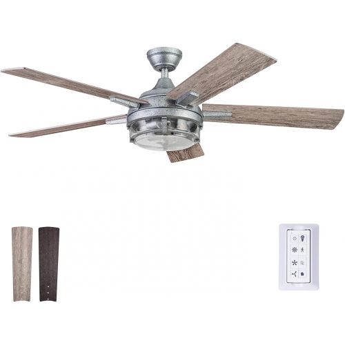  Prominence Home 51657-01 Freyr Ceiling Fan, 52, Galvanized