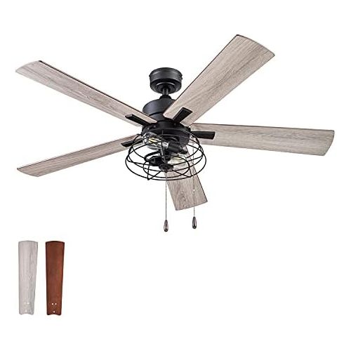  Prominence Home 51457-01 Marshall Ceiling Fan, 52, Matte Black