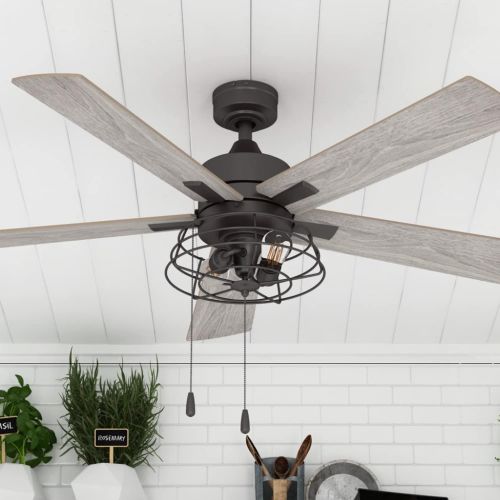  Prominence Home 51457-01 Marshall Ceiling Fan, 52, Matte Black