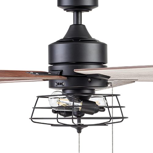  Prominence Home 51457-01 Marshall Ceiling Fan, 52, Matte Black