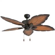 Prominence Home 50571-01 Beauxregard Tropical Ceiling Fan, 52, Mocha, Bronze