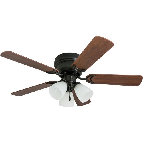  Prominence Home 50864 Whitley Hugger Ceiling Fan, 42, Bronze