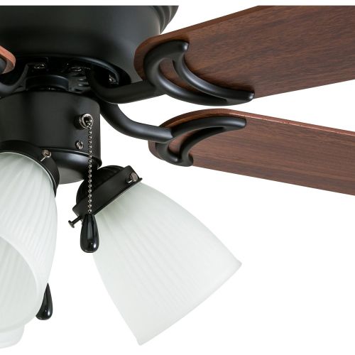  Prominence Home 50864 Whitley Hugger Ceiling Fan, 42, Bronze