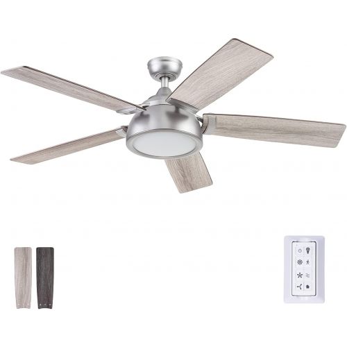  Prominence Home 51640-01 Potomac IO Ceiling Fan, 52, Pewter